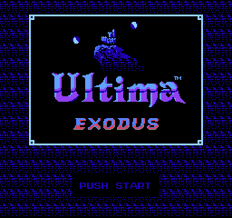 Ultima - Exodus Title Screen